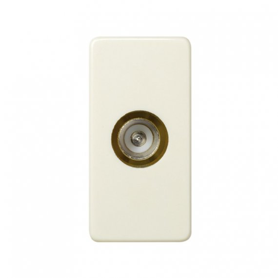 Фотография товара 'Simon 27475-31 Розетка TV одиночная узкая, сл.кость'