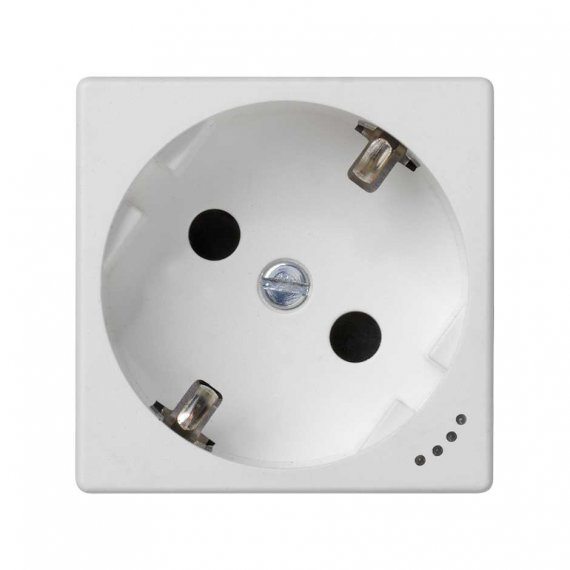 Фотография товара 'Simon KL01-9 Розетка со шторками и индикатором Schuko 2Р+Е 16A 250В~'