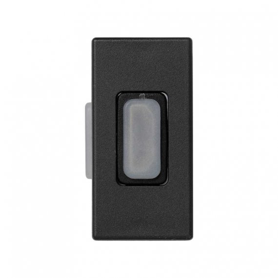 Фотография товара 'Simon K129B-14 Розетка узкая HDMI v1.3, графит, K45, Connect'