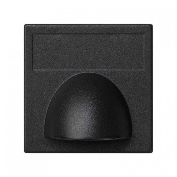 Фотография товара 'Simon K10-14 Вставка для ввода/вывода кабеля, графит, K45, Connect'