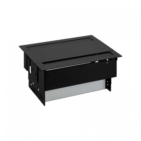 Фотография товара 'Simon 47401000-138 Двусторонний врезной x8 розеточный блок, планка, 2x2P+E'