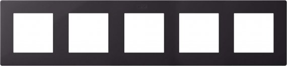 Фотография товара 'Simon 2400650-038 Рамка на 5 постов, графит, S24'