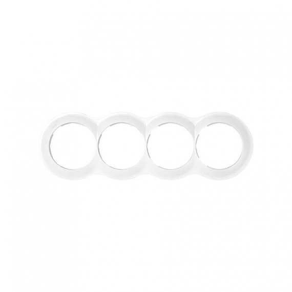 Фотография товара 'Simon 88640-30 Рамка на 4 поста, белый, S88'