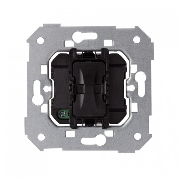 Фотография товара 'Simon 7500316-039 Светорегулятор электронный кнопочный, проходной, 40-400Вт 230В~, S75'