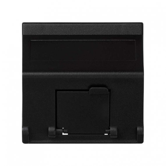 Фотография товара 'Simon K80-14 Накладка наклонная на 1 разъем RJ45 со шторкой'