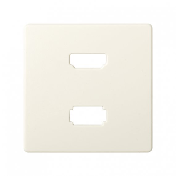 Фотография товара 'Simon 8201095-031 Накладка для розетки HDMI+USB 2.0, сл.кость, S82'