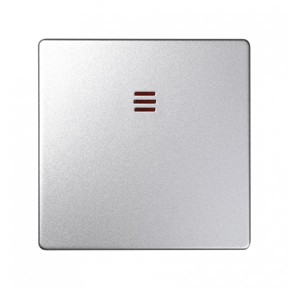 Фотография товара 'Simon 82011-93 Клавиша для вык-ля S75 с подсветкой, мат.алюминий, S82D'