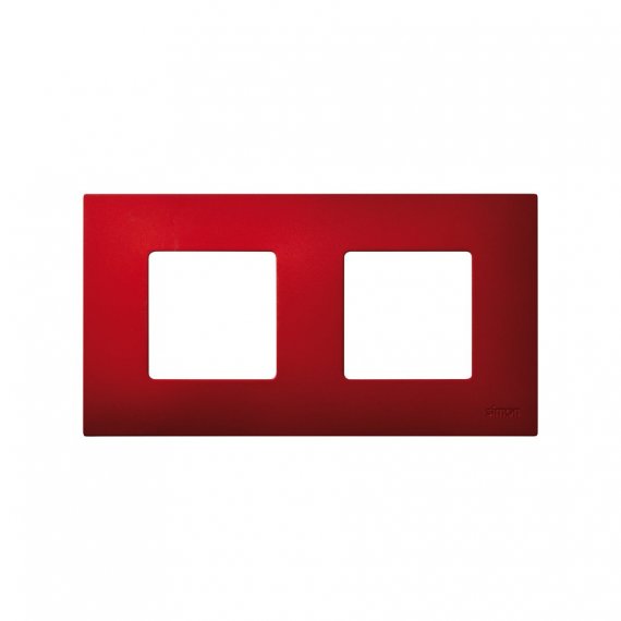 Фотография товара 'Simon 2700627-080 Накладка декор. для рамки на 2 поста, Artic'