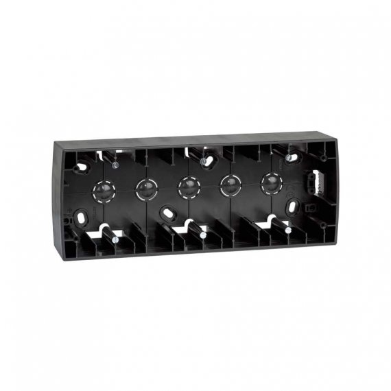 Фотография товара 'Simon 82771-38 Коробка подъемная на 3 поста, графит, S82'