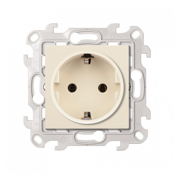 Фотография товара 'Simon 2450434-031 Розетка Schuko 2Р+Е, 16A 250В'