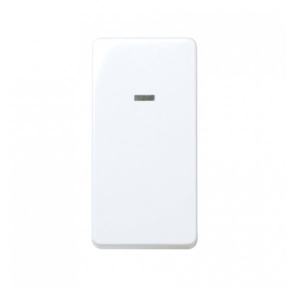 Фотография товара 'Simon 27204-64 Переключатель (проходной) узкий с подсветкой, 10AX 250В'