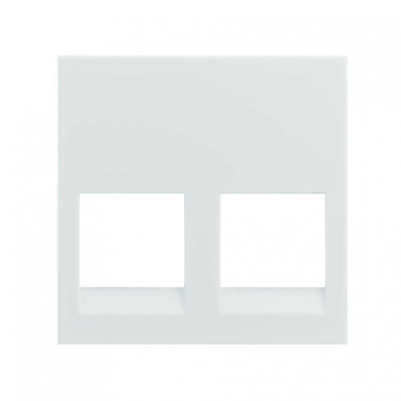 Фотография товара 'Simon 40011189-030 Адаптер без шторок 2 RJ45 3М'