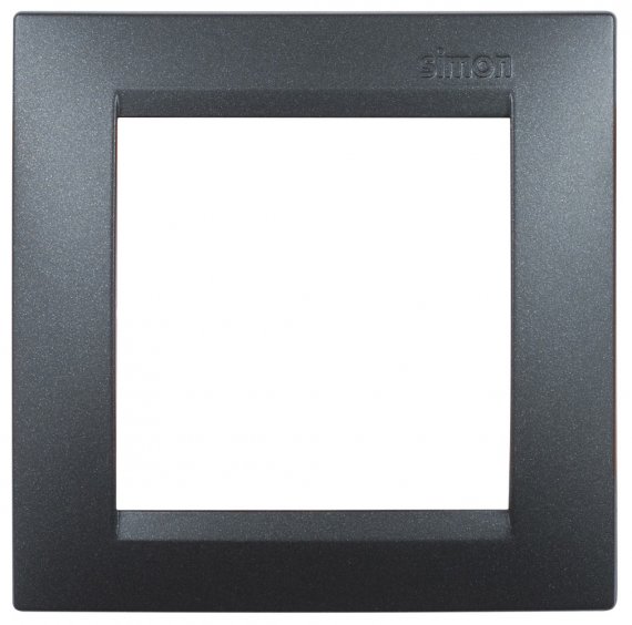 Фотография товара 'Simon 1500610-038 Рамка на 1 пост, графит, S15'