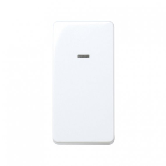 Фотография товара 'Simon 27202-64 Переключатель (проходной) узкий с индикатором, 10AX 250В'