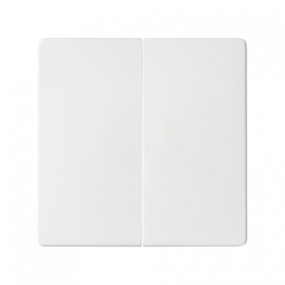 Фотография товара 'Simon 8202126-090 Клавиша двойная для перекрестного вык-ля, мат.белый, S82C'