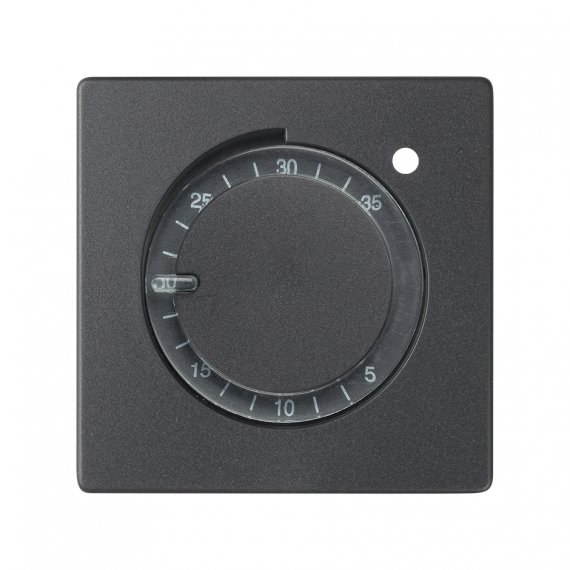 Фотография товара 'Simon 82505-38 Накладка для мех.термостата, графит, S82'