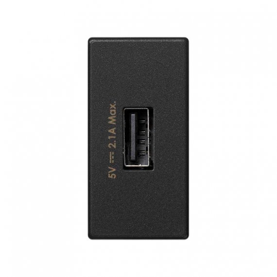 Фотография товара 'Simon K126D-14 Зарядное устройство узкое USB A 10W, 230В'