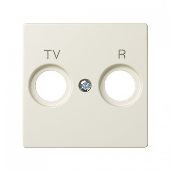 Фотография товара 'Simon 82053-31 Накладка для розетки R-TV+SAT с пикт."TV R", сл.кость, S82'