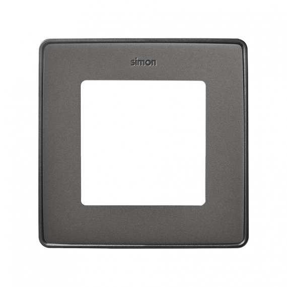 Фотография товара 'Simon 8201610-496 Рамка на 1 пост, мат.титан/металл.хром, S82D'