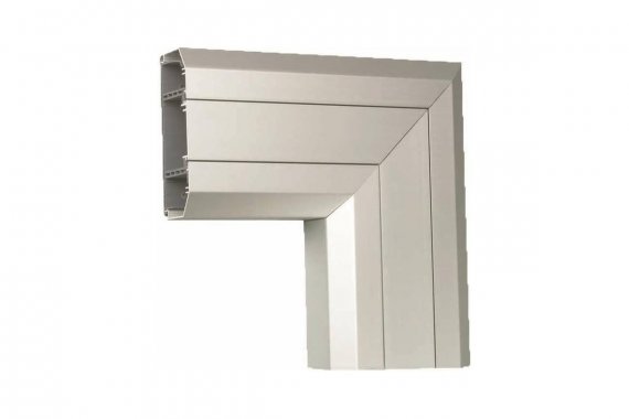 Фотография товара 'Simon TKA021110-8 Угол плоский L-образный (вниз) для ТК01103-8, алюминий'