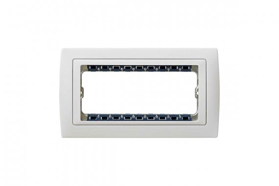 Фотография товара 'Simon 82650-30 Рамка на 5 узких мех-мов, белый/белый, S82Centr'