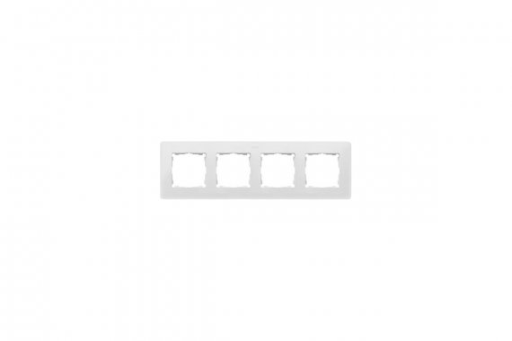 Фотография товара 'Simon 8200640-200 Рамка на 4 поста, белый/черный, S82D'