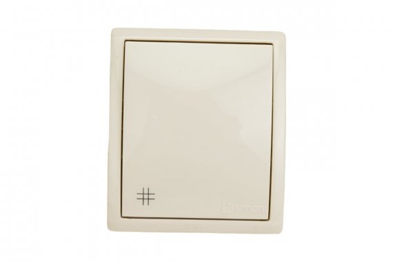 Фотография товара 'Simon 1594251-031 Перекрестный выключатель (с 3-х мест) IP54, 10AX 250В'