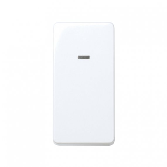 Фотография товара 'Simon 27669-64 Кнопочный выключатель с подсветкой узкий, 10A 250В'