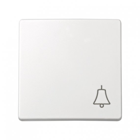 Фотография товара 'Simon 73017-60 Клавиша для выключателя с пиктограммой "звонок"'
