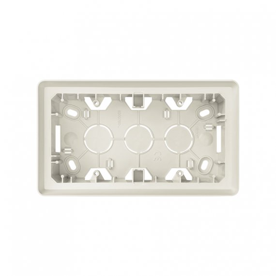 Фотография товара 'Simon 8200760-031 Коробка подъемная на 2 поста, сл.кость, S82D'