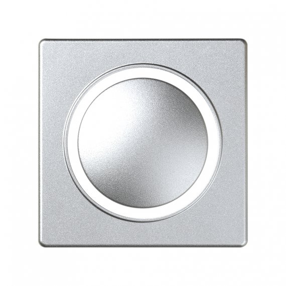 Фотография товара 'Simon 82034-93 Клавиша для кноп.светорег-ра и вспом.мех-ма, мат.алюминий, S82D'