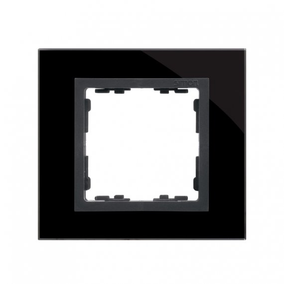 Фотография товара 'Simon 82817-32 Рамка на 1 пост, стекло, черный/графит, S82N'