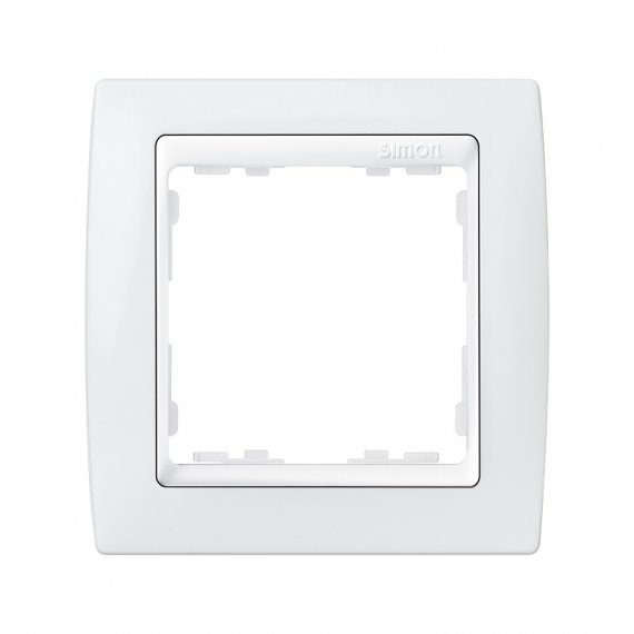 Фотография товара 'Simon 82610-30 Рамка на 1 пост, белый/белый, S82'