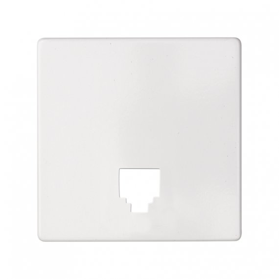 Фотография товара 'Simon 82062-60 Накладка для телефонной розетки, белый, S82'