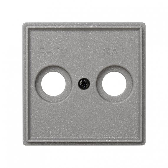 Фотография товара 'Simon 2705097-063 Накладка для розетки R-TV+SAT с пикт."R-TV SAT", IK07'