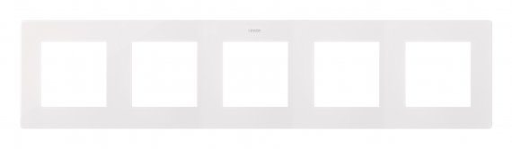 Фотография товара 'Simon 2400650-030 Рамка на 5 постов, белый, S24'