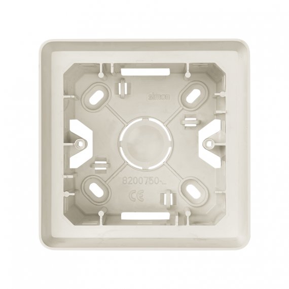 Фотография товара 'Simon 8200750-031 Коробка подъемная на 1 пост, сл.кость, S82D'