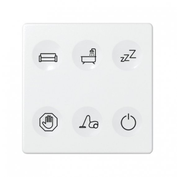 Фотография товара 'Simon 8000663-030 Сенсорная 6-кн панель, Т1 маркировка'