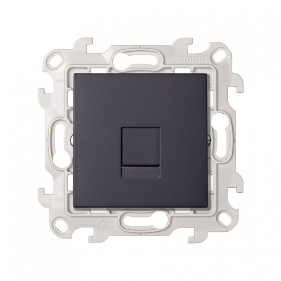 Фотография товара 'Simon 2410598-038 Розетка информационная RJ45 Cat.5e UTP'