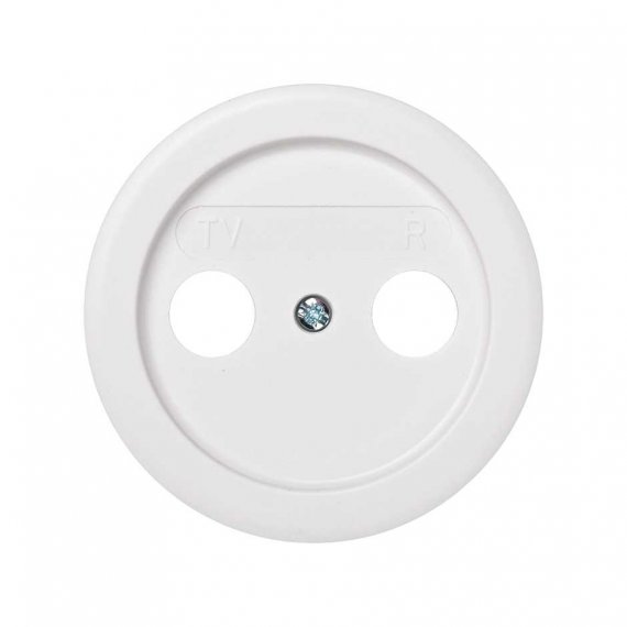 Фотография товара 'Simon 88053-30 Накладка для розетки R-TV+SAT с пикт."TV R", белый, S88'