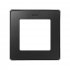 Фотография товара 'Simon 8201610-241 Рамка на 1 пост, графит/металл.хром, S82D'