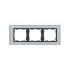 Фотография товара 'Simon 82837-35 Рамка на 3 поста, стекло, серый/графит, S82N'