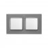 Фотография товара 'Simon 8200627-092 Рамка на 2 поста, мат.серый, S82C'
