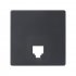 Фотография товара 'Simon 82062-68 Накладка для телефонной розетки, графит, S82'
