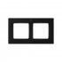 Фотография товара 'Simon 8200627-098 Рамка на 2 поста, мат.черный, S82C'