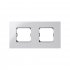 Фотография товара 'Simon 2700620-030 Рамка на 2 поста базовая с суппортами'