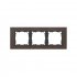 Фотография товара 'Simon 82837-38 Рамка на 3 поста, металл, свинец/графит, S82N'