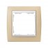 Фотография товара 'Simon 82611-31 Рамка на 1 пост, кремовый/белый, S82'