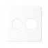 Фотография товара 'Simon 82082-30 Накладка для стерео аудиорозетки, белый, S82'