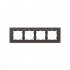 Фотография товара 'Simon 82847-38 Рамка на 4 поста, металл, свинец/графит, S82N'